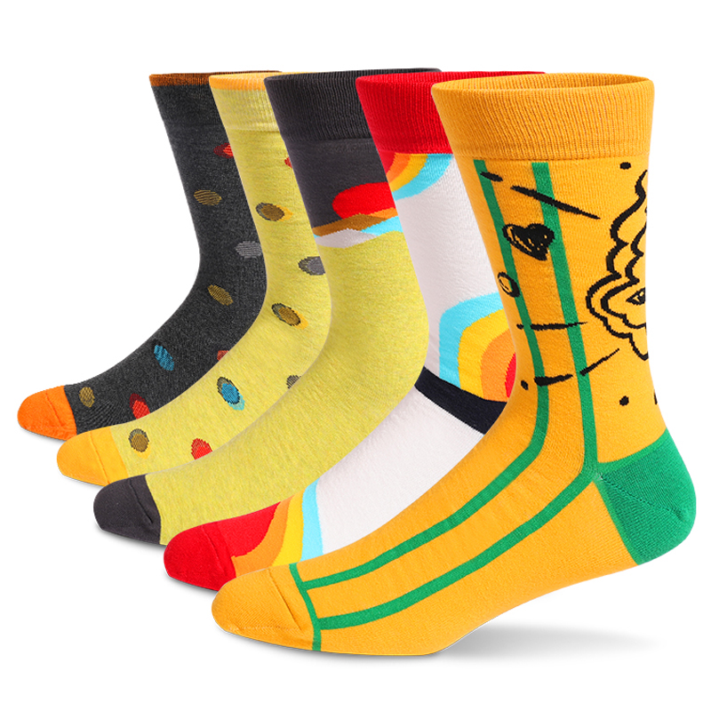 Cotton Crew Sock Pack - Chaussettes provoqué amusantes pour hommes, chaussettes