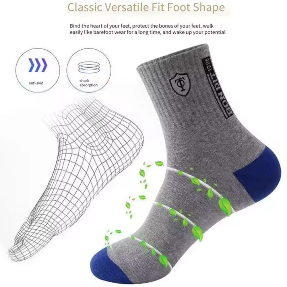 Chaussettes thermiques de qual - Cotton Crew Sock Pack avis et prix