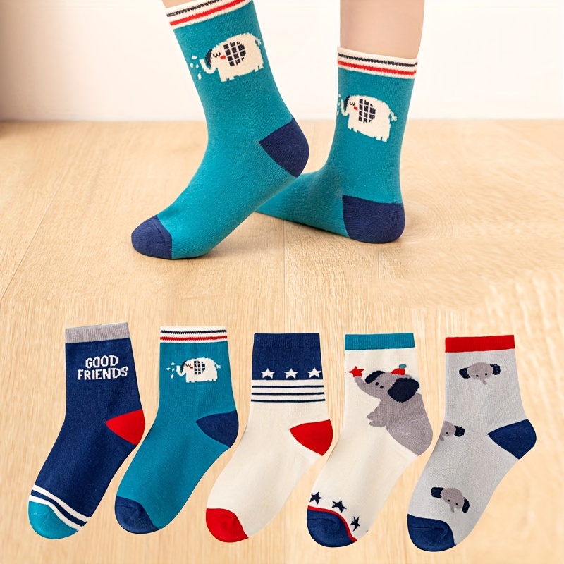 Lot de 5 chaussettes pour enfa - Cotton Crew Sock Pack avis et prix