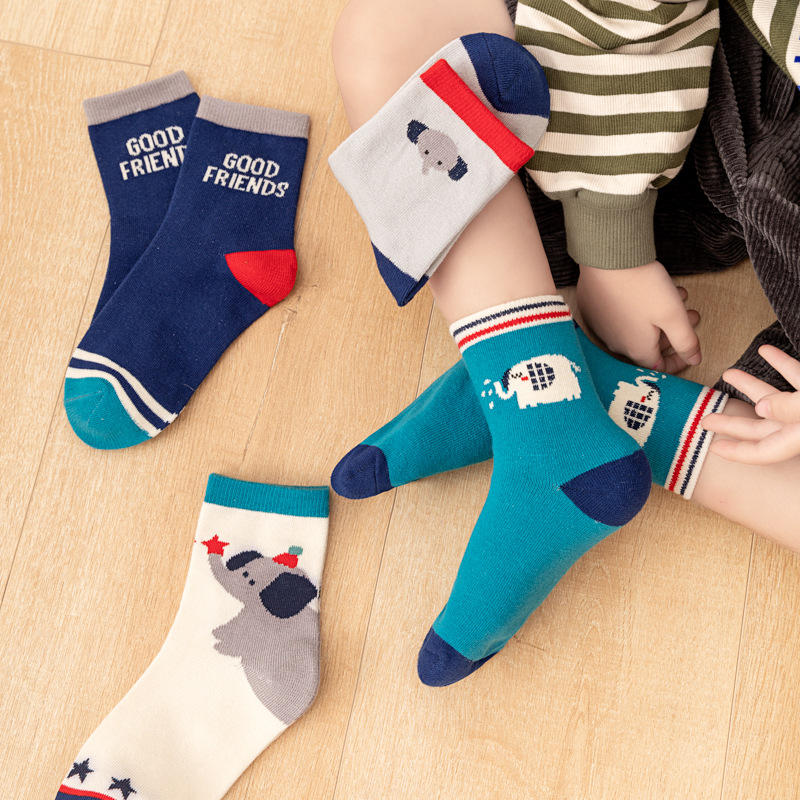 Lot de 5 chaussettes pour enfa - Cotton Crew Sock Pack avis et prix