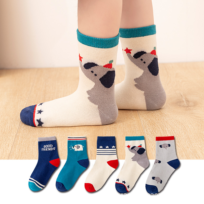 Lot de 5 chaussettes pour enfa - Cotton Crew Sock Pack avis et prix